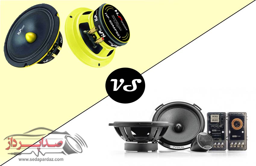 Comparison of component and midrange 1