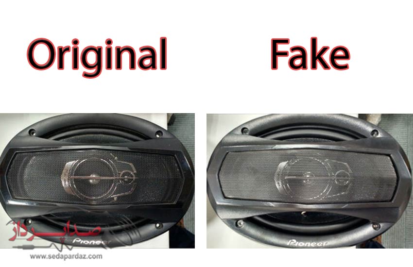 8 روش تشخیص اصل یا تقلبی بودن باند پایونیر 3 Identifying the fake speakers according to the quality of the product