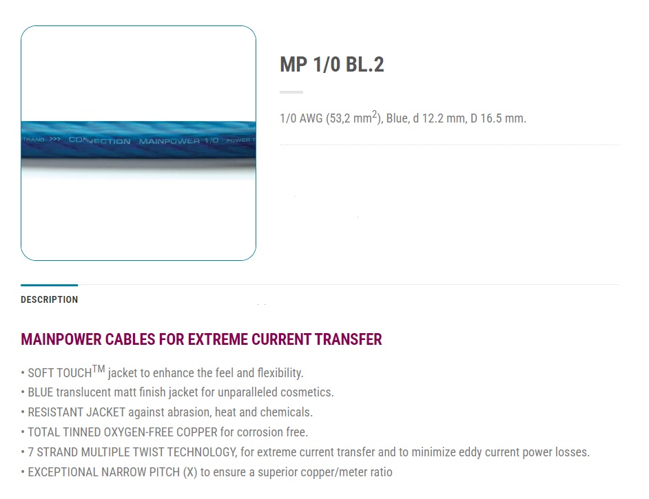 CONNECTION MP 1 0 BL.2 01