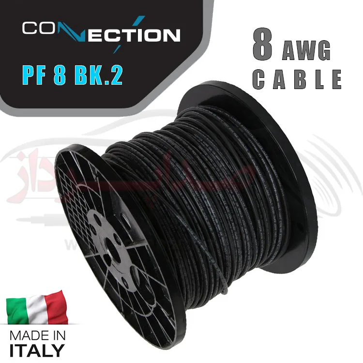 کابل برق گیج 8 کانکشن Connection PF 8 BK.2
