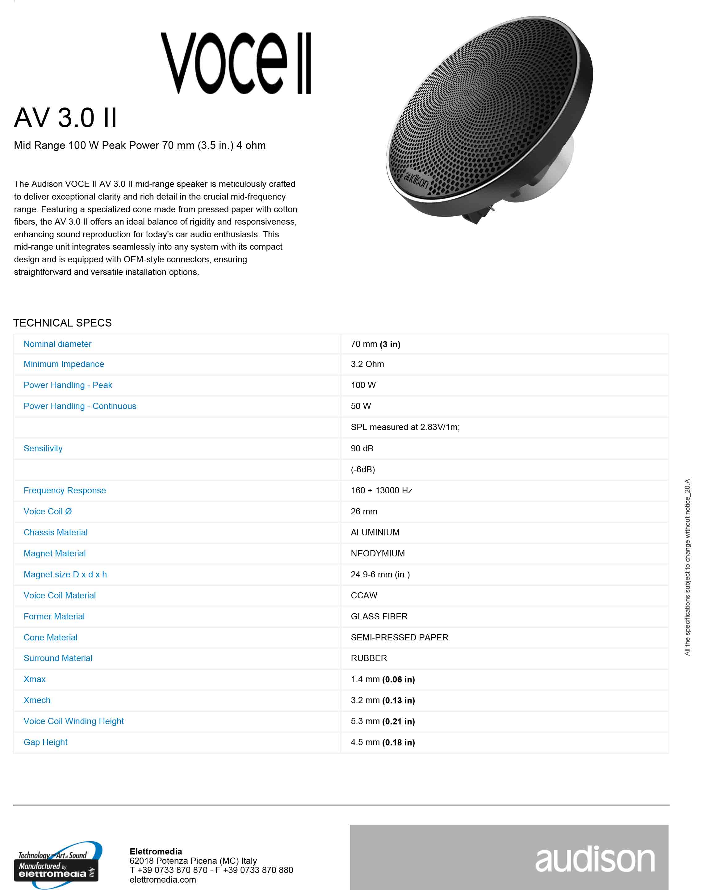 AV 3 II