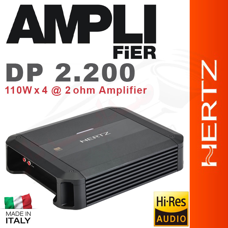 صداپرداز 46 آمپلی فایر 2 کانال هرتز HERTZ DP 2.200