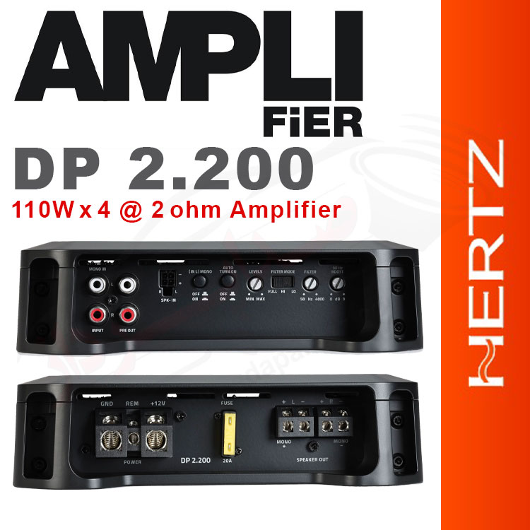 صداپرداز 47 آمپلی فایر 2 کانال هرتز HERTZ DP 2.200