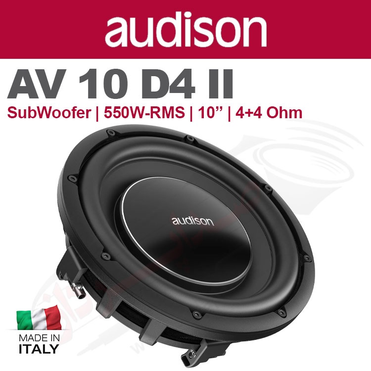 ساب ووفر آدیسون Audison AV10 D4 II