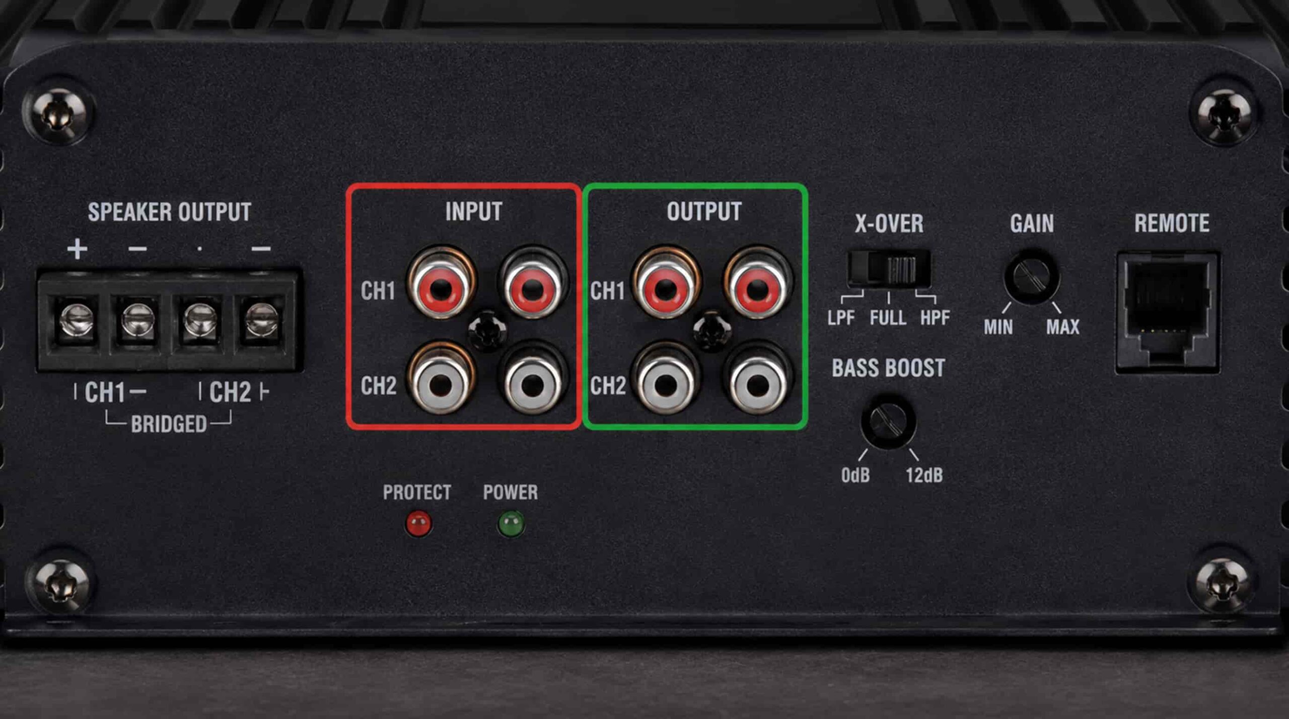 output در امپلی فایر چیست؟ 2 input و output