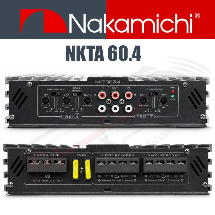 صداپرداز 58 آمپلی فایر چهار کانال ناکامیچی Nakamichi NKTA60.4