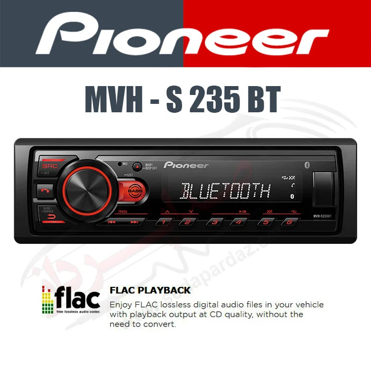 صداپرداز 50 رادیو پخش پایونیر Pioneer MVH-S235BT