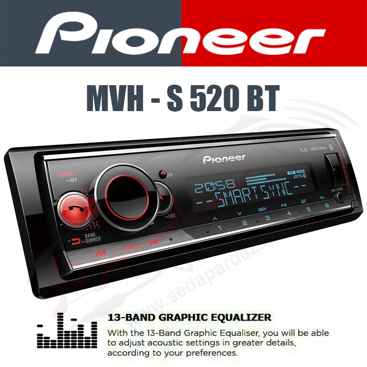 رادیو پخش پایونیر Pioneer MVH-S520BT