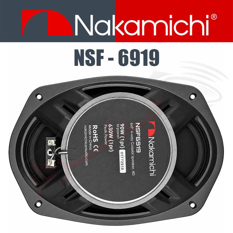 صداپرداز | متخصص فروش و نصب سیستم صوتی 20 باند بیضی ناکامیچی Nakamichi NSE 6919