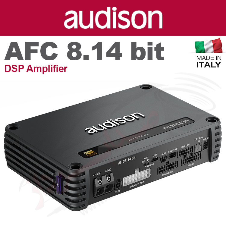 پروسسور و آمپلی فایر 8 کانال آدیسون Audison AF M8.14 bit